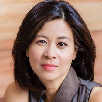 Close-up color portrait of Cindy Ma of SHE Living TV